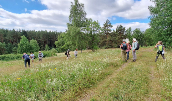 Gemeinsame Wanderung mit Mitglieder der LBV-Kreisgruppe Hof. Foto: Berthold Löckelt
